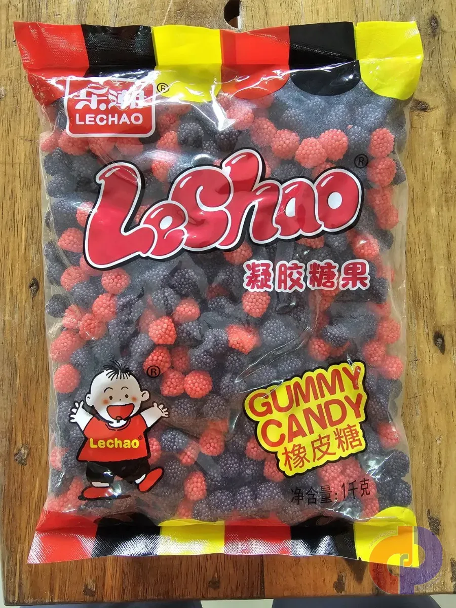 (ยกลัง 10 Kg.) เยลลี่เบอรี่แดงดำ