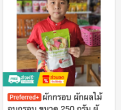 ผักกรอบ ผักผลไม้อบกรอบ 250 กรัม